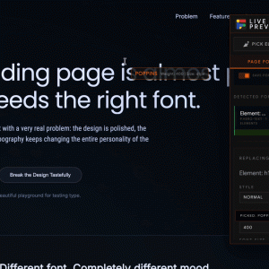Google Font Previewer For Chrome